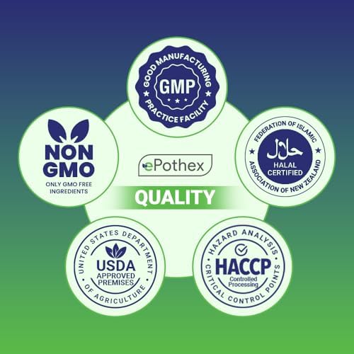 EPOTHEX non GMO premium hormone support 60 capsules packaging details