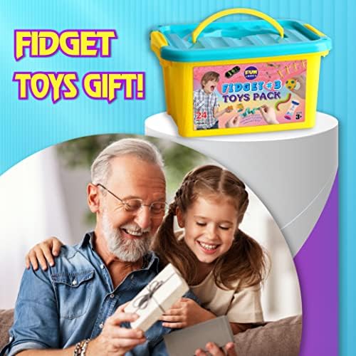 Children playing with FunKidz sensory fidget puzzle cubes