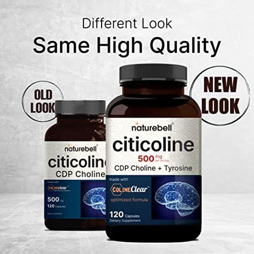 NatureBell Citicoline supplement bottle label details