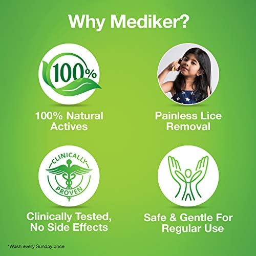 Mediker anti lice shampoo for children and school going kids