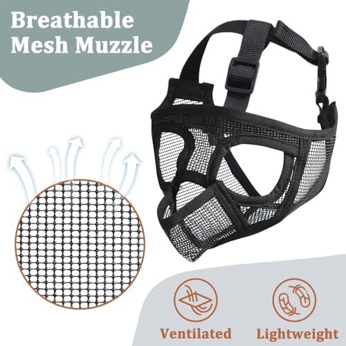 Package contents of Mayerzon dog muzzle for grooming