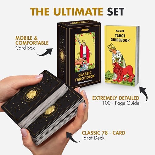 Wyspell seventy eight card beginner tarot deck with physical guidebook layout