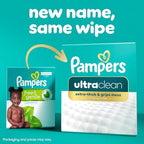 Pampers Ultra Clean Baby Wipes (Previously 'Free & Gentle'), 99% Water, Hypoallergenic, Unscented, 100% Plant Based, Plastic-Free, 936 Baby Wipes Total (12X Flip-Top Packs) [Packaging May Vary] - Image 3