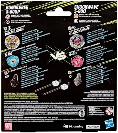 Beyblade X Transformers collaboration set packaging