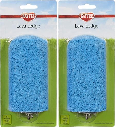 Kaytee Lava Ledge for Attaching to Small Pet Animal Wire Habitats (Pack of 2) - Image 2