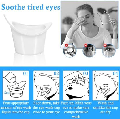 Gjinxi portable eye flush kit for quick relief from tired eyes.