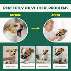 Top view of Ohnso soft muzzle for medium dog sizing