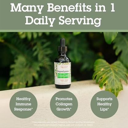 Quantum Health SuperLysine+ immune support liquid extract for easy absorption