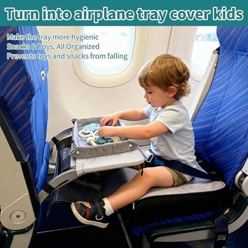 NNOODUST toddler leg rest installed in a window seat setup demonstrating flat sleeping space.