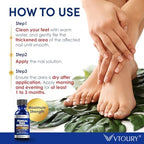 Vtrouy Toenail Fungus Treatment liquid solution applicator brush detail
