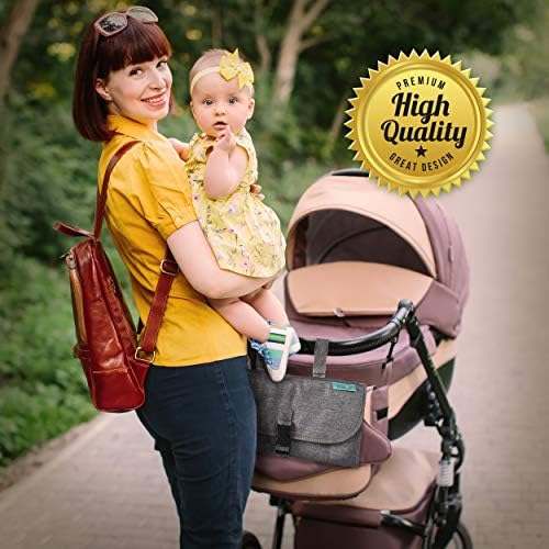 Kopi Baby grey diaper changing station for travel