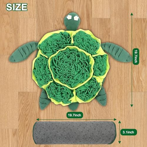Flerdmau machine washable dog snuffle mat