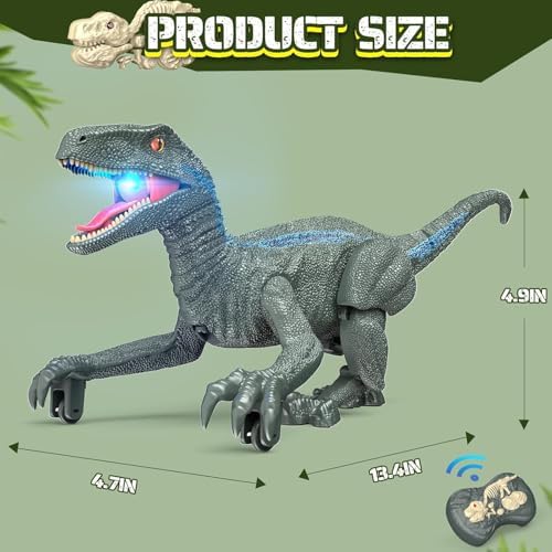 Detailed 3D eyes of J Rootage dinosaur