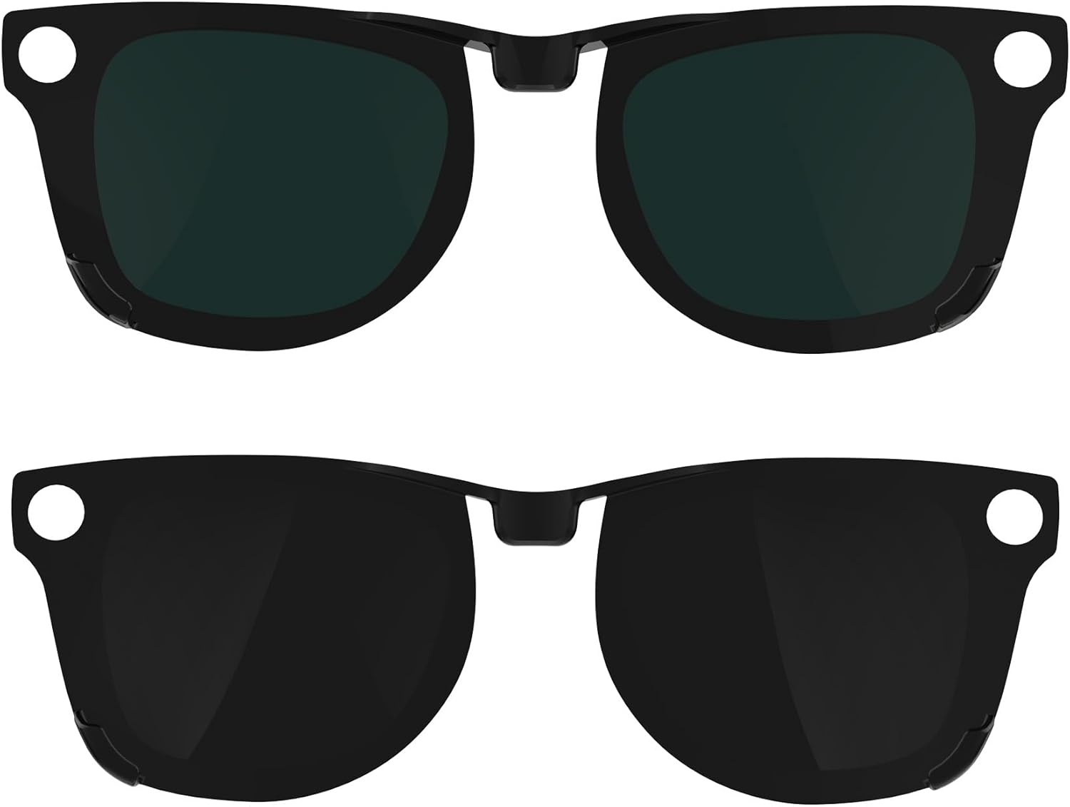 HIBLOKS 2Pcs Polarized Clip for RayBan Meta Wayfarer RW4006 & Gen 2 RW4012 Regular (50-22), Shiny Black Frame Discoloration Clip for RayBan Meta Gen 2 Protect Your Eyes, (Yellow+Brown) - Image 15