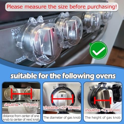 Child proof stove knob cover hinge mechanism