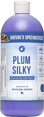 Nature's Specialties authentic USA imported plum scented dog conditioner for shinier coats