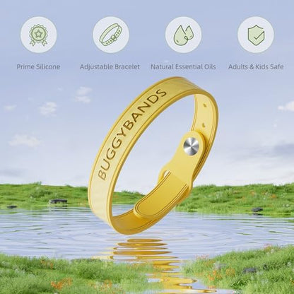 BuggyBands essential oil infused repellent wristbands
