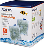 Aqueon filter cartridges twelve pack retail packaging ready for use