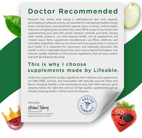 Natural berry flavored allergen free wellness supplements for older children