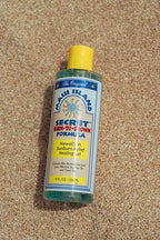 Maui Island Secret healing gel showing clear cooling texture for after-sun care.