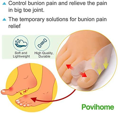 Thick gel bunion pads for men and women with large feet