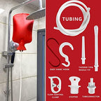 Reusable enema tips and accessories for colon cleansing kit