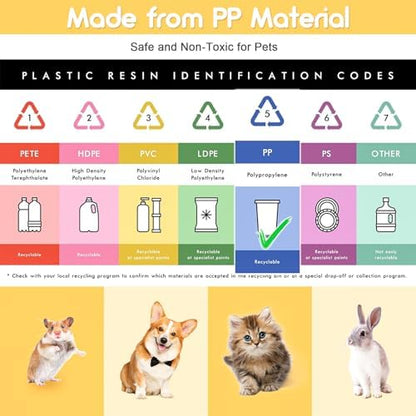 Indoor Puppy Playpen | Durable, Waterproof Pet Play Pen for Kittens, Rabbits, Guinea Pigs - DIY Easy Assembly, Safe & Secure, 16.5 X 12 Inch, 21 Panels - Image 6