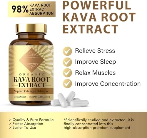 QPUYT Flexbloom kava kava dietary supplement packaging for anxiety and mood stability