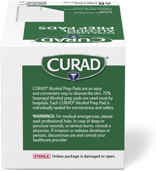 Clinical grade 70 percent isopropyl alcohol pads for pre injection use