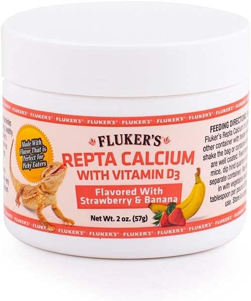 Flukers Repta Calcium for picky eating turtles and tortoises.