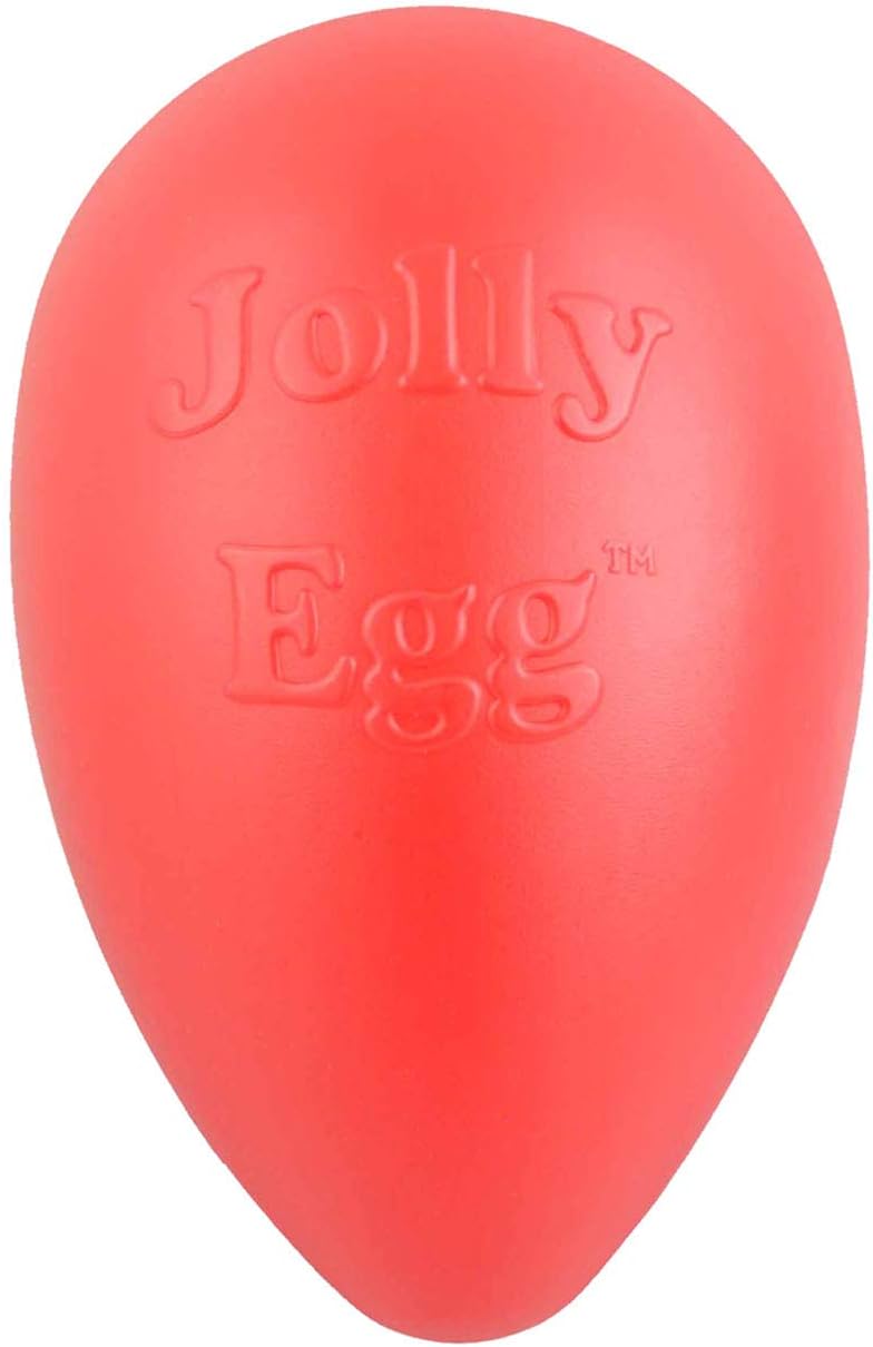 Jolly Egg dog toy floating in water