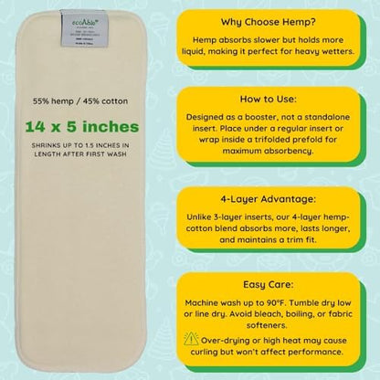 Ecoable natural fiber diaper liner layered with cloth diaper