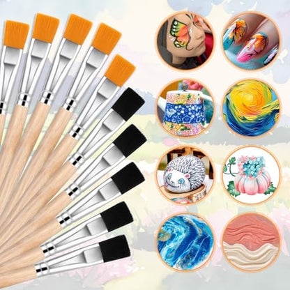 Authentic USA imported Ymapinc small craft brush pack with durable anti shedding hair