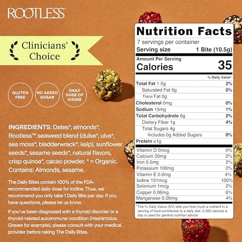 Rootless Cacao Crunch seaweed bites pouch lifestyle shot