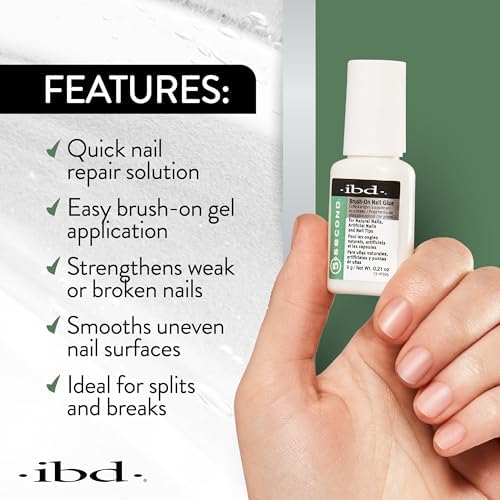 Professional thick formula nail glue for silk wraps and tips