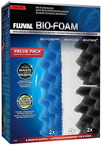 Fluval aquarium filter media value pack contents and packaging layout