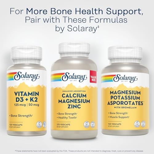 Authentic USA imported Solaray Calcium Magnesium Zinc packaging.