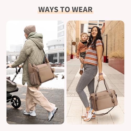 Cei-Cei waterproof travel baby tote interior compartment detail
