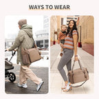 Cei-Cei waterproof travel baby tote interior compartment detail
