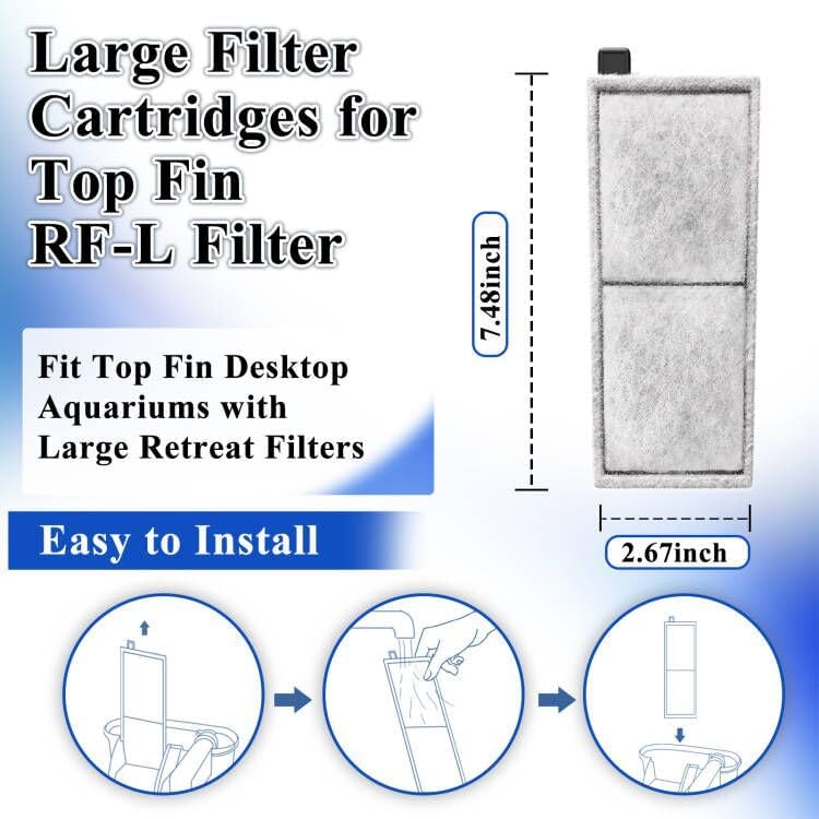 Close up of high density cotton and activated carbon aquarium filter