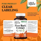 Group display of Wild And Organic herbal supplement bottle showing premium USA imported product presentation.