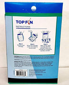 Top Fin 6-count aquarium power filter cartridges box display