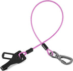 Dog secured in vehicle using Mi Metty heavy duty leash