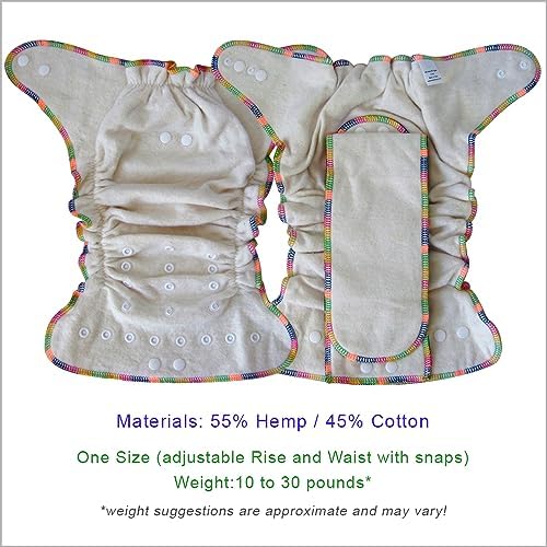 Ecoable reusable diaper pack showing snap button configuration