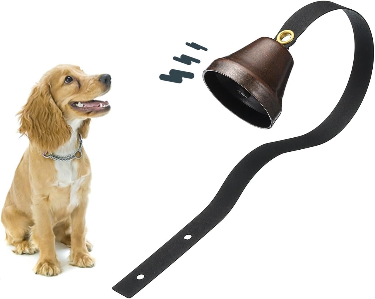 Durable metal bell for large and small dogs