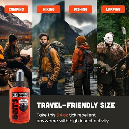 Ben's twenty percent Picaridin formula clear protective spray bottle.