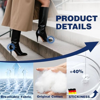 Beige moleskin padding strips for foot friction and callus relief