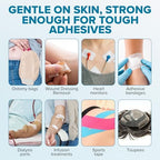 EASEntials skin friendly adhesive remover spray showing nozzle and 80ml packaging