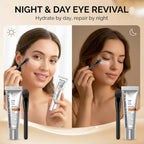 Side profile of Botanikind eye treatment tubes with branding