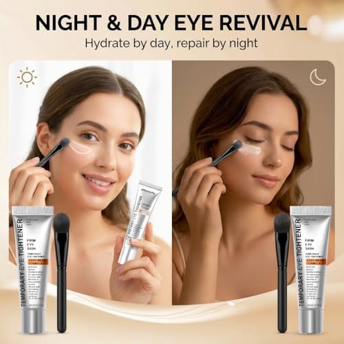 Side profile of Botanikind eye treatment tubes with branding